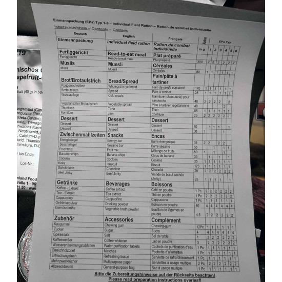 German 24H EPA MRE 6 