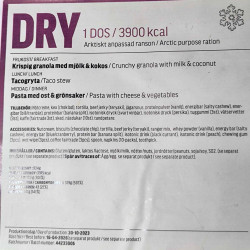 MRE Swedish 24HR Ration MRE Swedish 24HR Ration