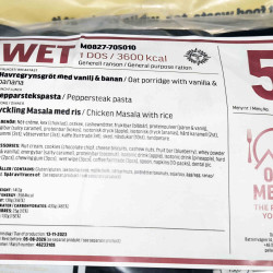 MRE Swedish 24HR Ration MRE Swedish 24HR Ration