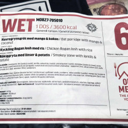 MRE Swedish 24HR Ration MRE Swedish 24HR Ration