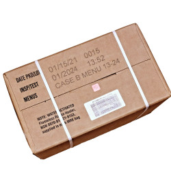 USA US MRE  2024 CASE OF 12 (B) USA Military U.S. Army Meal Ready to Eat Ration USA US MRE  2024 CASE OF 12 (B) USA Military U.S. Army Meal Ready to Eat Ration