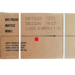 USA US MRE   2024 CASE OF 12 (A) USA Military U.S. Army Meal Ready to Eat Ration USA US MRE   2024 CASE OF 12 (A) USA Military U.S. Army Meal Ready to Eat Ration