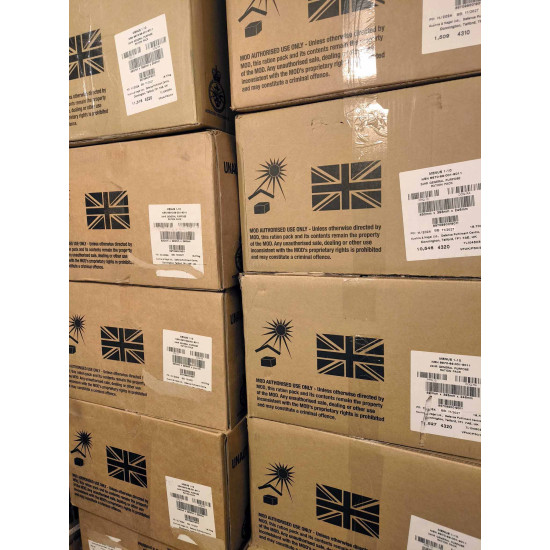 2024 NEW  British 24H MRE Case of 10 Packs