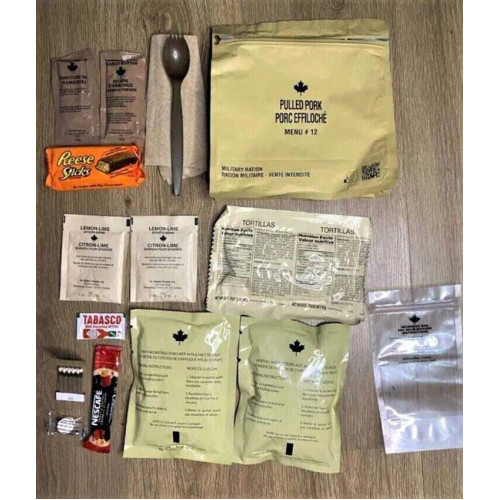 UK British MRE Ration Packs - 24Hr Meals with 4000 Kcal