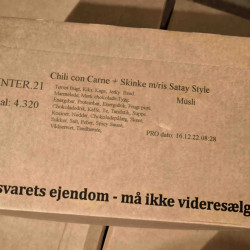 Denmark 24H MRE 21 Menu