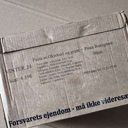Denmark 24H MRE 24 Menu